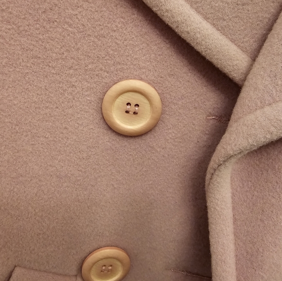 Pink 🩷 Fitted Peacoat Jacket Coat Size 6 - Picture 3 of 4